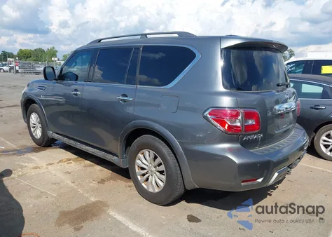 2017 Nissan Armada Sv from USA, damaged, VIN JN8AY2ND7H9007432